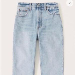 NWT Abercrombie jeans-90s ultra high rise straight jeans